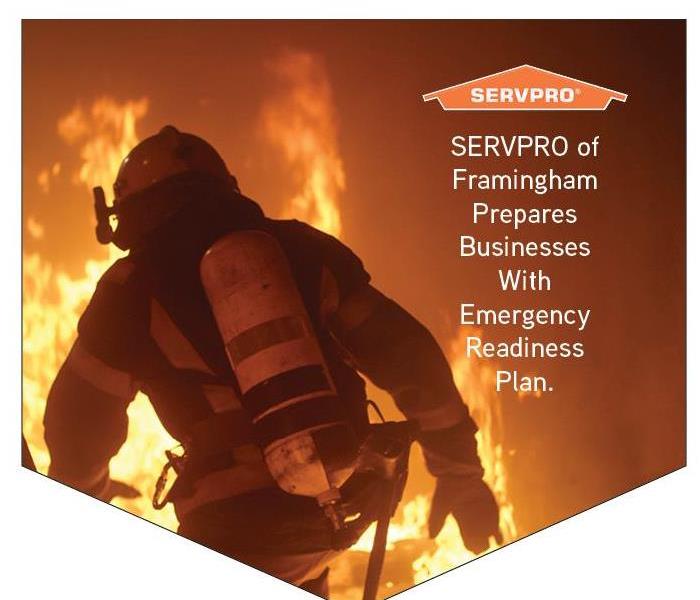 Fire in background with orange box and SERVPRO logo 