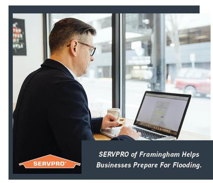 business owner with SERVPRO logo